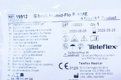 Teleflex Medical 19912 Gibeck Humid-Fle HME Heat and Moisture Exchanger